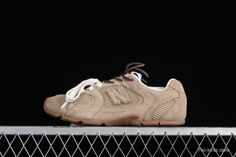 Miu Miu x New Balance 530 Low-Top Retro Running Sneakers with Dual Lace Design - G.D4
