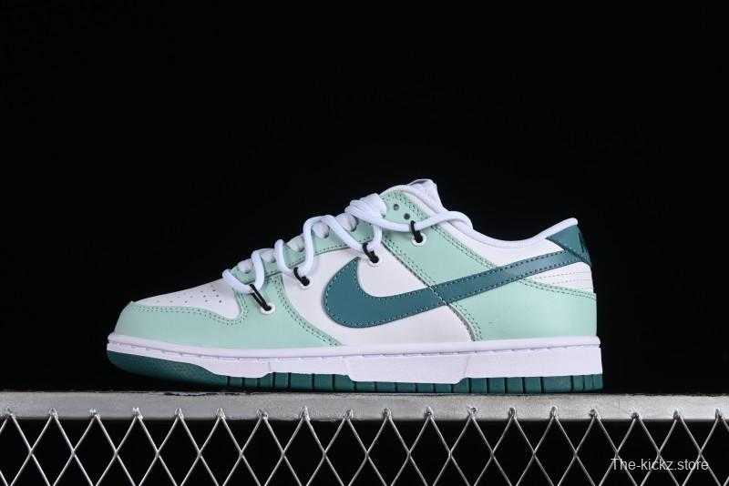 Nike SB Dunk Low White Green Skateboarding Shoes - FD9911-101
