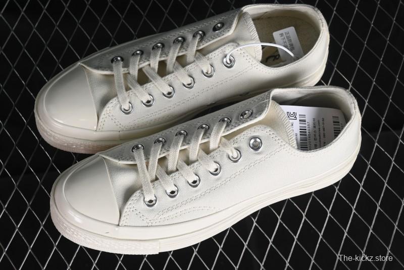 Converse Chuck 1970s Original Cream White Low-Top Casual Canvas Shoes - 151230C