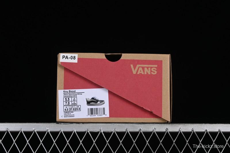 Vans Classics Knu Skool Retro Skate Shoes with Checkerboard Design - VN0009QC6PA
