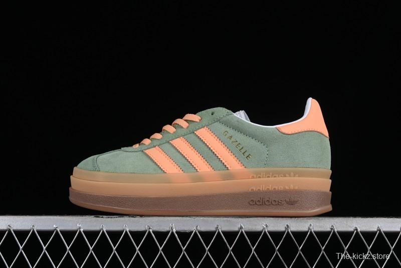 Adidas Originals Gazelle Bold IH7495 Low-Top Sneakers with Thick Sole for Casual Wear Anti-Slip and Durable - IH7495