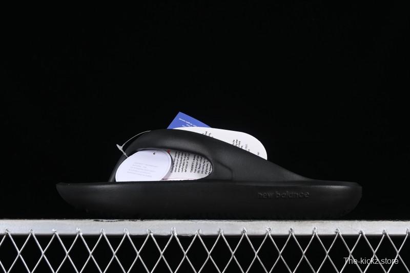 New Balance NB x TAW&TOE Collaboration Black Ultra-Soft Cloud Cushion Beach Sandals Flip Flops - SD5601GBK