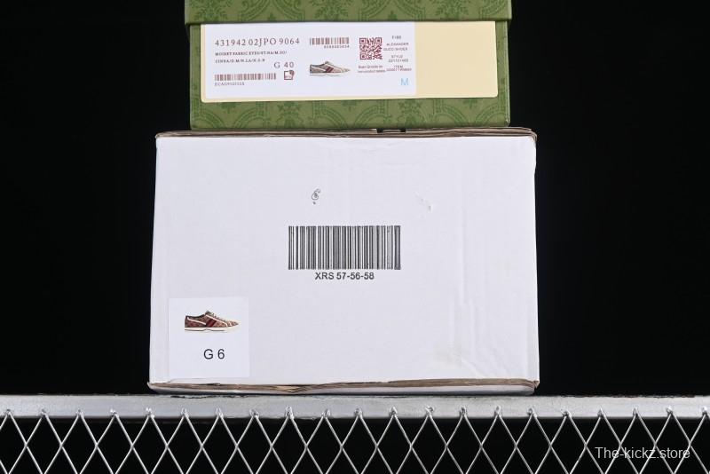 Gucci Tennis 1977 Print Sneaker Retro Casual Canvas Shoes - 02JPO9064