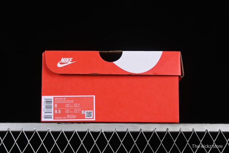 Nike Air Max 90 Retro Running Shoes with Air Cushion Technology - CN8490-100