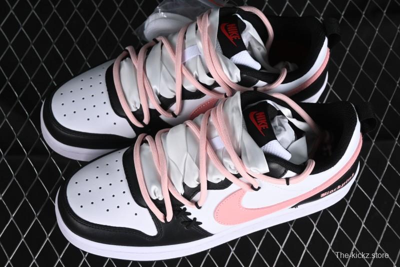 Nike Court Borough Low 2 Sneakers in Cool Blackberry with Sweet & Spicy Design - BQ5448-110