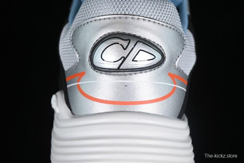 Dior B30 Sneakers with Reflective CD30 Logo and Lightweight Rubber Sole - CD30