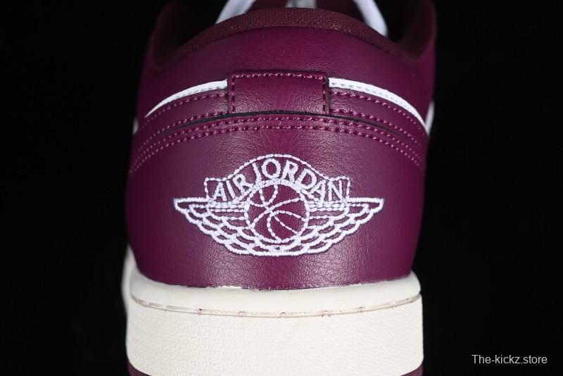 Nike Air Jordan 1 Low AJ1 White Rose Pink Low Top Casual Sneakers DC0774-161