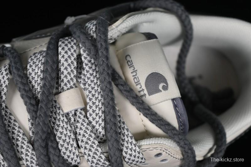 Nike SB Dunk Low Carhartt Collaboration - Strap Grey Hook Anniversary High-End Custom Low-Top Casual Skate Shoes - SJ2068-266