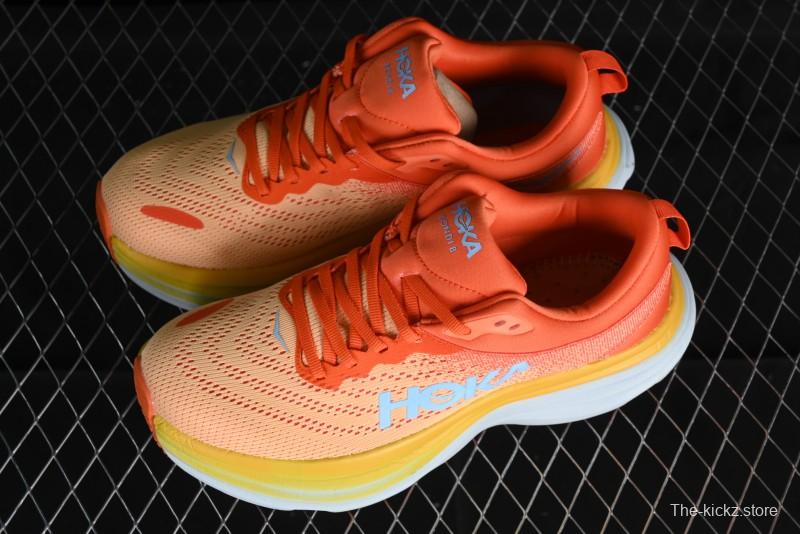 HOKA ONE ONE Bondi 8 Functional Cushioned Running Shoes - 1123202 PBAY