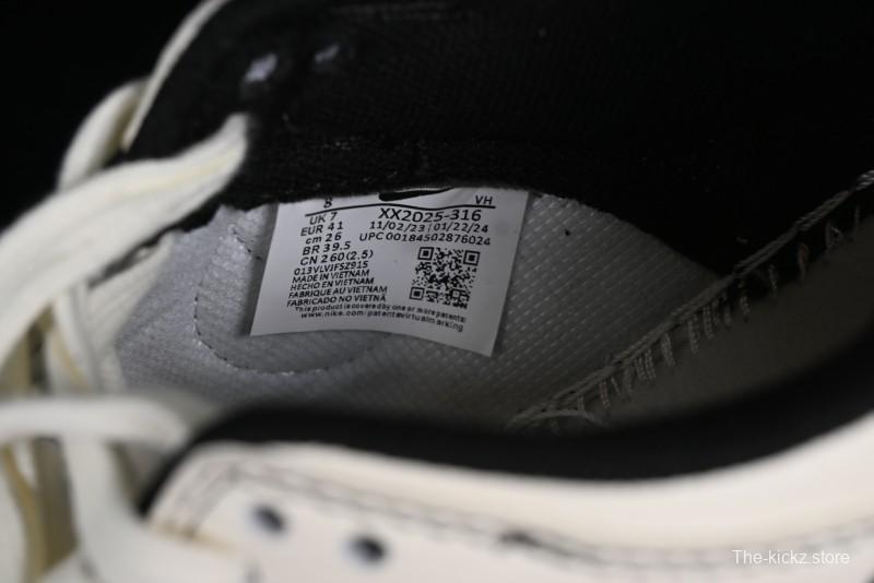 Nike SB Dunk Low Supreme Collaboration - Beige Black Line Anniversary Customized Low-Top Casual Skate Shoes - XX2025-316