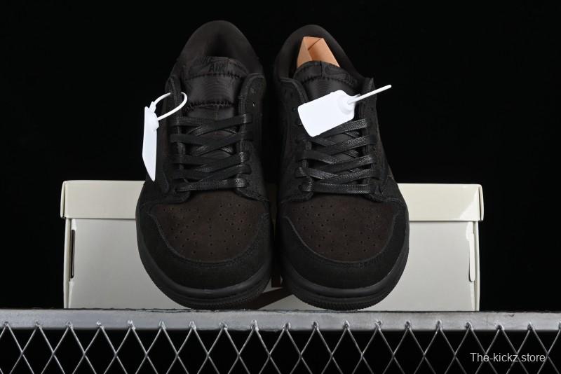 Nike Travis Scott x Air Jordan 1 Low OG AJ1 Reverse Swoosh Sneakers - DM7866-202