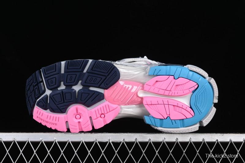 Balenciaga Runner Kith Four Color Retro Casual Sneakers - W3RMU9154