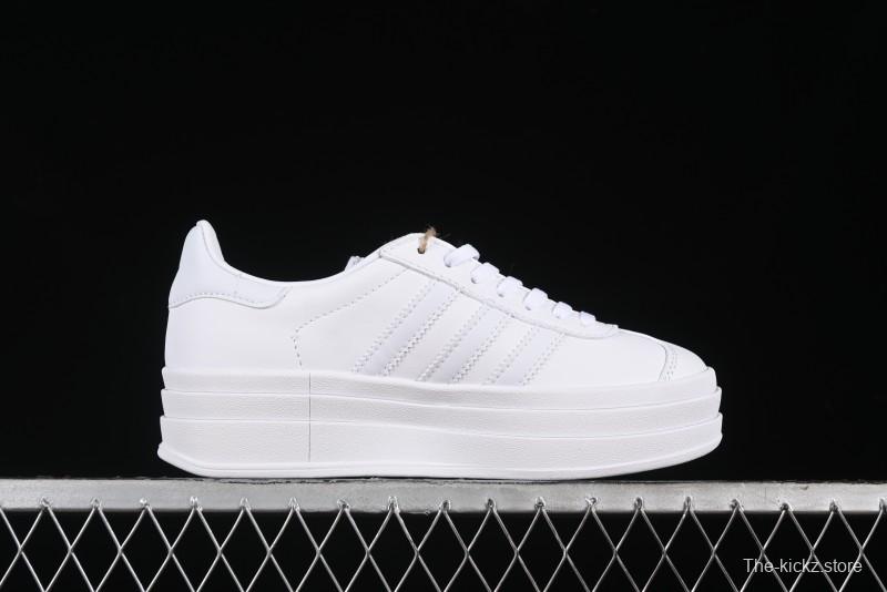 Adidas Originals Gazelle Bold IE5130 Low-Top Sneakers with Thick Sole for Casual Wear, Slip-Resistant and Durable - IE5130