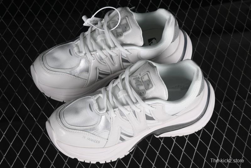 New York Yankees MLB Bigball Chunky Curve Thick Sole Casual Shoes - 3ARNPDL4N50WHS