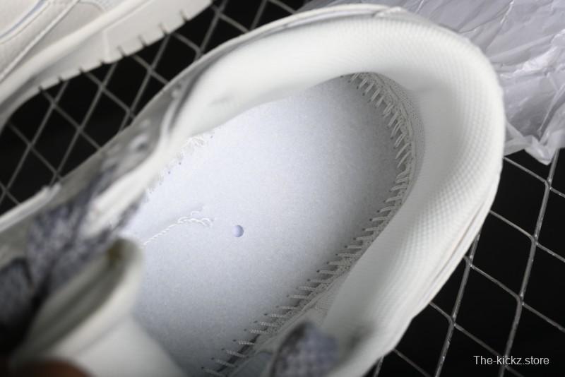 Nike SB Dunk Low Supreme Collaboration - Off White Gray Swoosh Anniversary Custom Low-Top Casual Skate Shoes - DQ1098-392