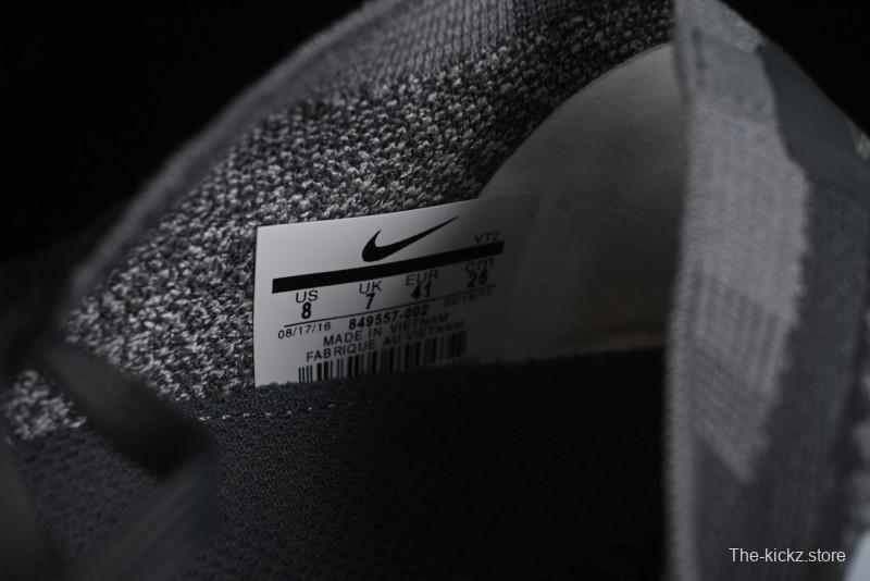 Nike Vapormax Flyknit Breathable Casual Running Shoes with Full-Length Air Cushion - 849557-002