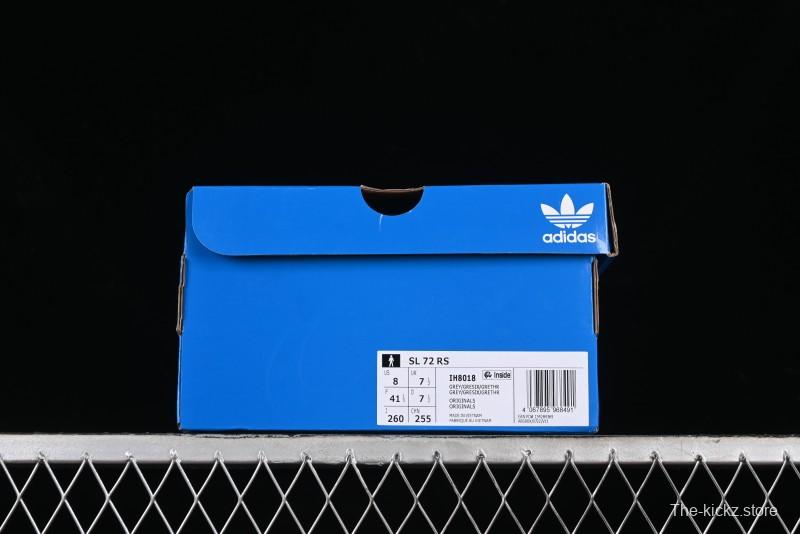 Adidas Originals SL 72 RS Retro Running Shoes with Ecotex Tongue and EVA Midsole - IH8018