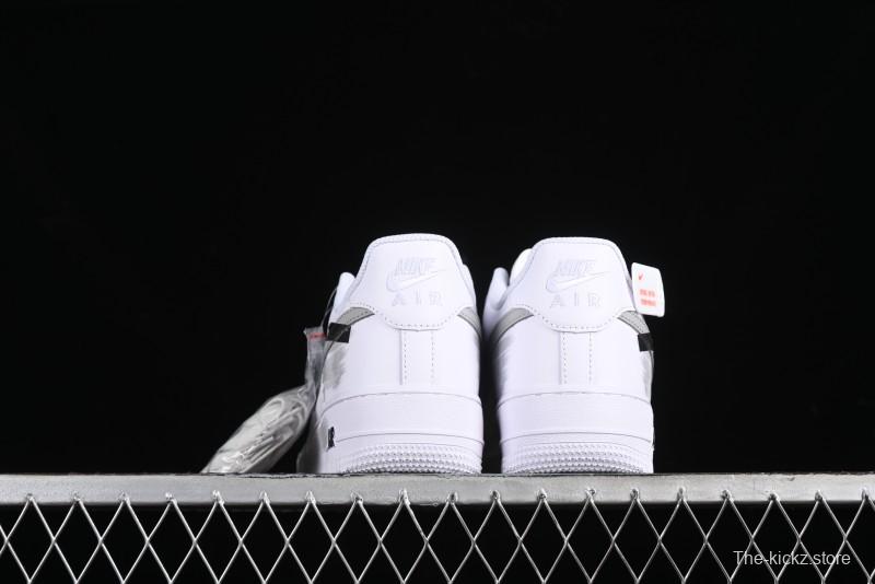 Nike Air Force 1 '07 Low Custom Hand-Painted 2D Theme with Broken Three-Hook Shadow and Strap - CW2288-111