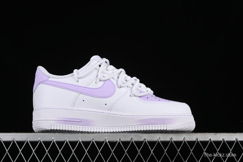 Nike Air Force 1 '07 Low Custom Spray Painting Romantic Message Low-Top Casual Sneakers - ZH0316-028
