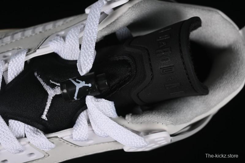 Nike Jordan Spizike Low AJ Hybrid Elements All Black Crackle Casual Sneakers - HQ1191-011