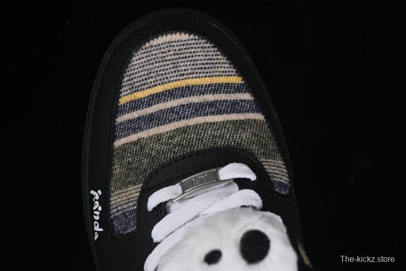 Nike Air Force 1 '07 Low Casual Sneakers with Lazy Panda Design - CW1188-768