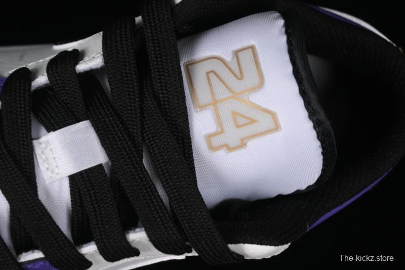 Nike Air Jordan 1 Low AJ1 Retro Basketball Shoes Lakers Purple Gold Kobe Tribute - DC2024-028