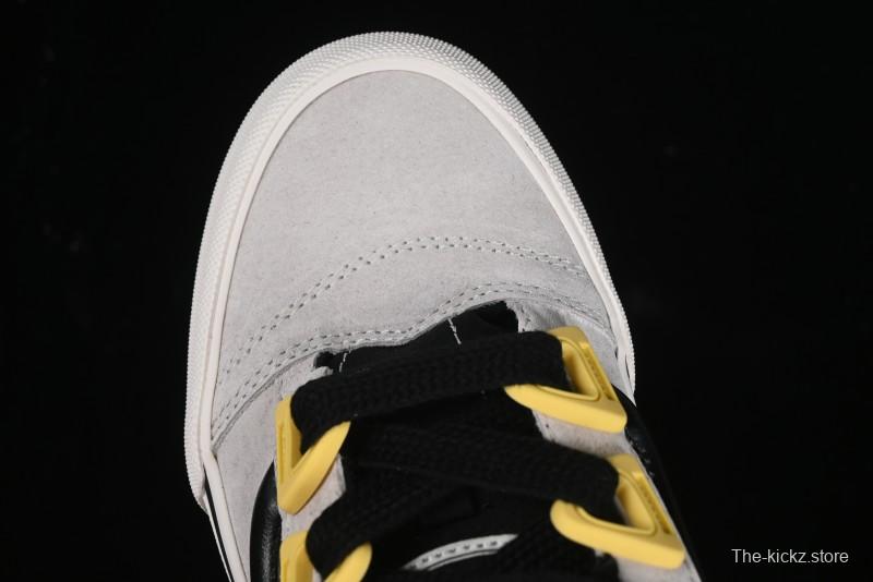 Vans Knu Skool Low Top Retro Casual Vulcanized Sneakers in Grey Black - VN000CZUVA3