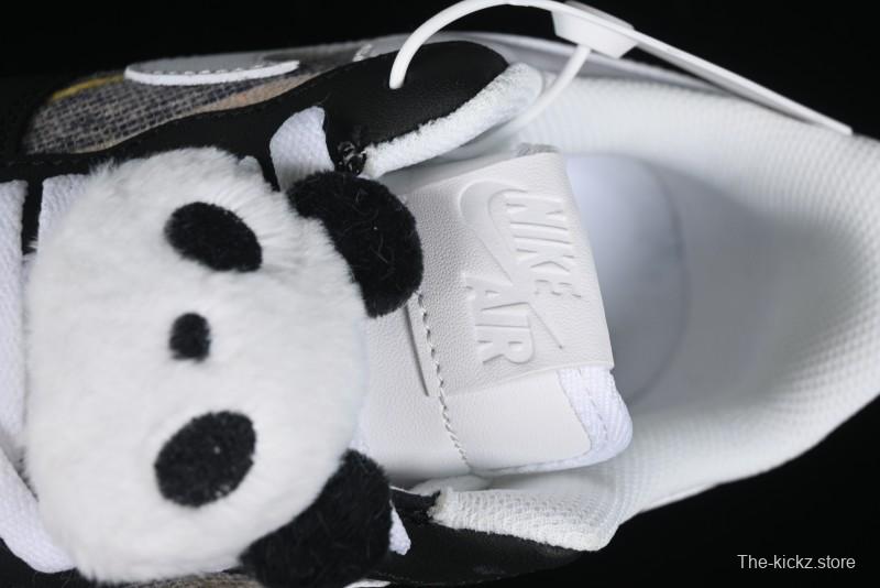 Nike Air Force 1 '07 Low Casual Sneakers with Lazy Panda Design - CW1188-768