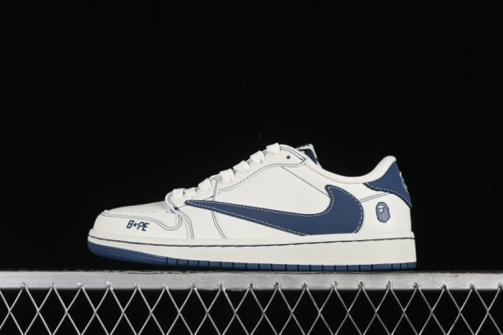 Nike Travis Scott x Fragment Design x Air Jordan 1 Low OG SP AJ1 Bape Collaboration - CH6336-008