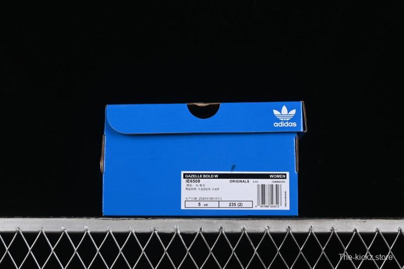 Adidas Originals Gazelle Bold IE6508 Low-Top Sneakers with Thick Sole for Casual Wear, Non-Slip and Durable - IE6508