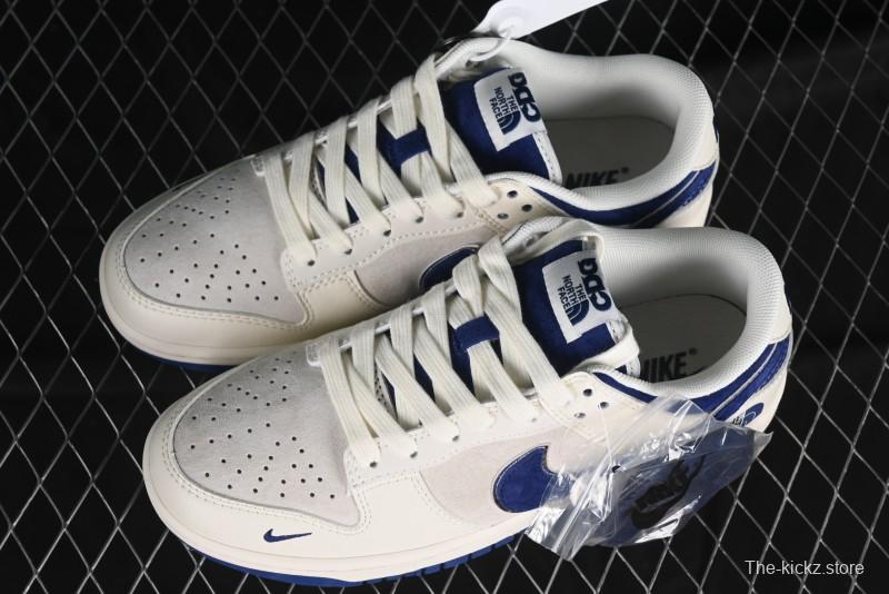 Nike SB Dunk Low The North Face Collaboration - Anniversary Edition Customized Low-Top Casual Skate Shoes - DQ10998-512