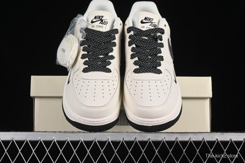 Nike Air Force 1 '07 Low QR Code Black Star Sneakers - CU1836-962