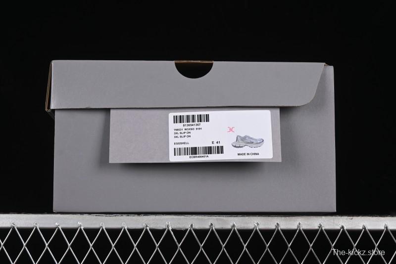 Balenciaga 3XL Slip On Round Neck Tenth Generation Trend Running Shoes - W3XSO9191