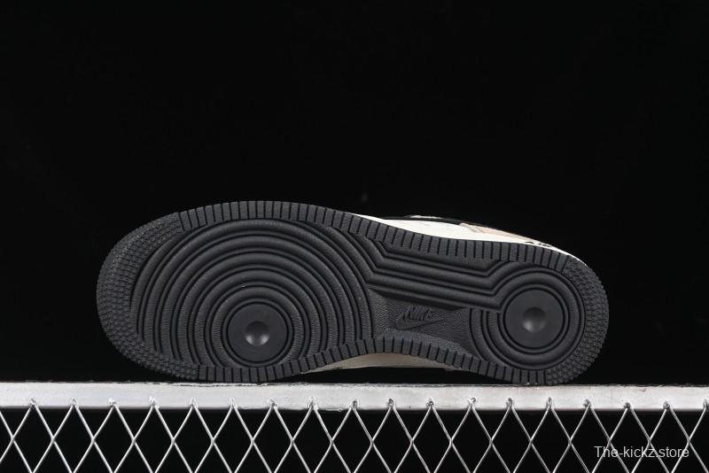 Nike Air Force 1'07 Low Stussy Collaboration - Milk Tea Low Top Casual Sneakers - XZ6188-999
