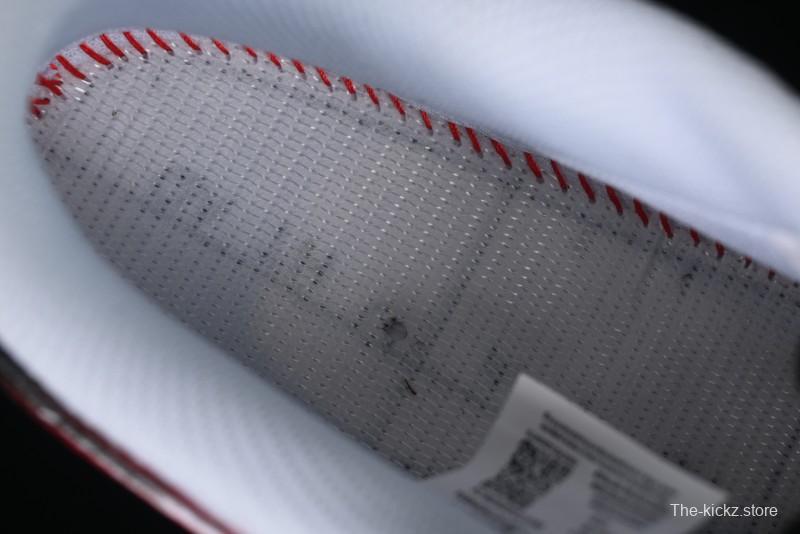 Nike Air Force 1 '07 Low Casual Sneakers with 2D Black and White Hand-Painted Blood Night Stitching Design - CW8822-011