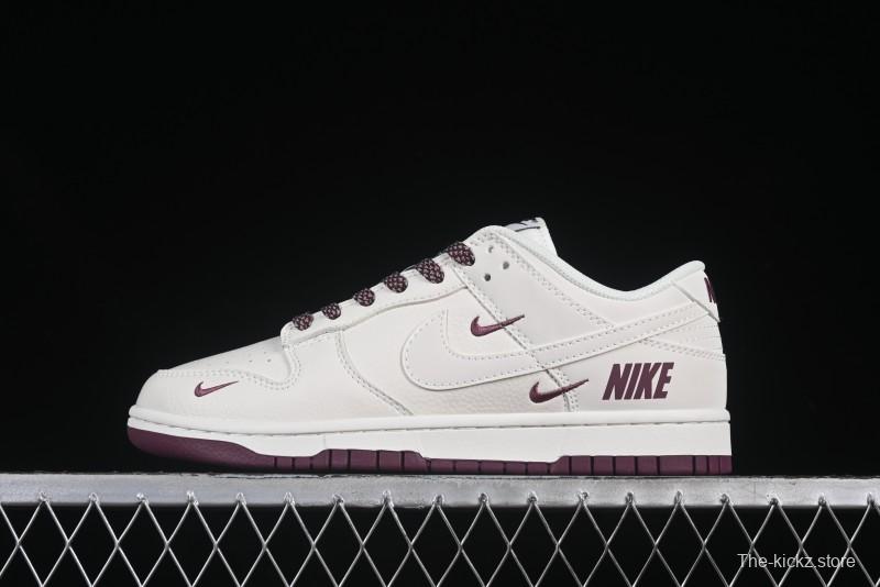 Nike SB Dunk Low Retro Skate Shoes in Burgundy Red - NK5639-322