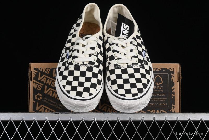Vans Authentic VR3 SF Eco-Friendly Checkerboard Canvas Shoes - VN0A4BX5BPS