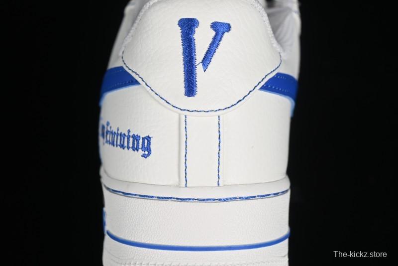 Nike Vlone x Air Force 1 '07 Low Collaboration Light Blue Casual Sneakers - AA5360-011