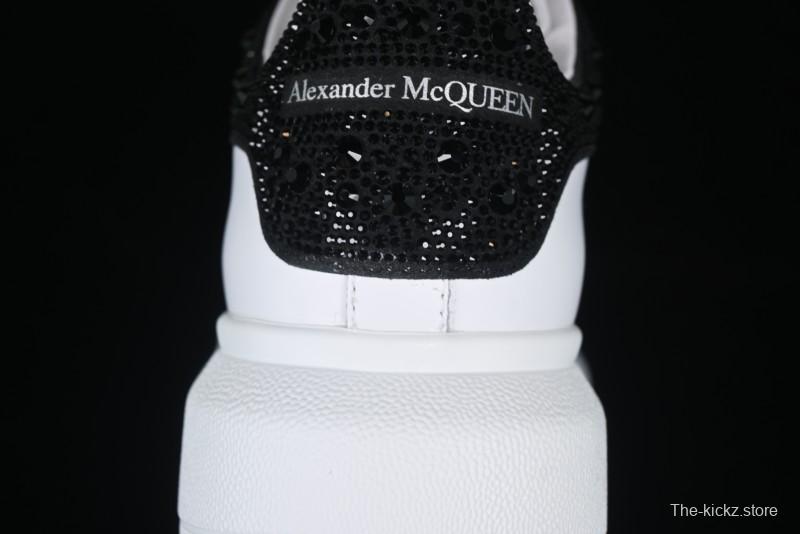 Alexander McQueen Oversized Sneakers with Black Suede Heel Detail - D.E5