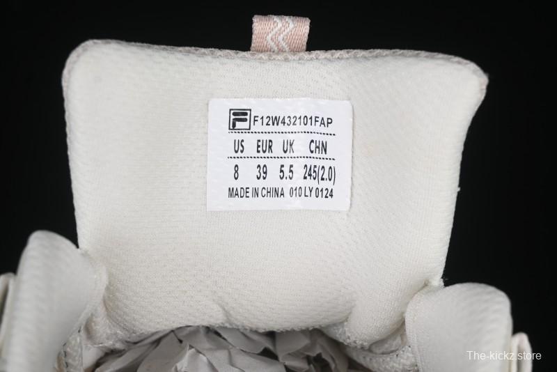 Fila Fusion Retro Mars Running Shoes with Lace-Up Design - F12W432101FAP