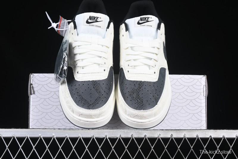 Nike Court Vision Lo 2025 Year of the Snake Theme Campus Casual Sneakers - CD5463-100