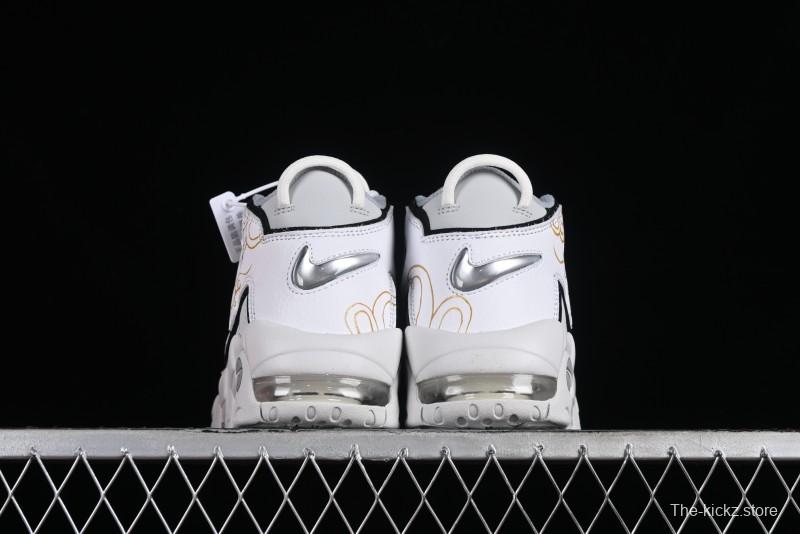 Nike Air More Uptempo 96 QS Scottie Pippen OG Series Classic High Street Versatile Casual Sports Culture Basketball Shoes - FB3021-001