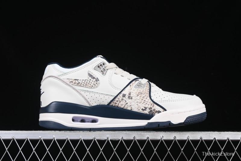 Nike Air Flight 89 Low Year of the Snake Theme Air Cushion Basketball Shoes - FQ8256-001