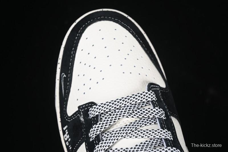 Nike SB Dunk Low The North Face Collaboration Beige Black Iridescent Swoosh Anniversary Custom Low-Top Casual Skate Shoes - DM6868-018