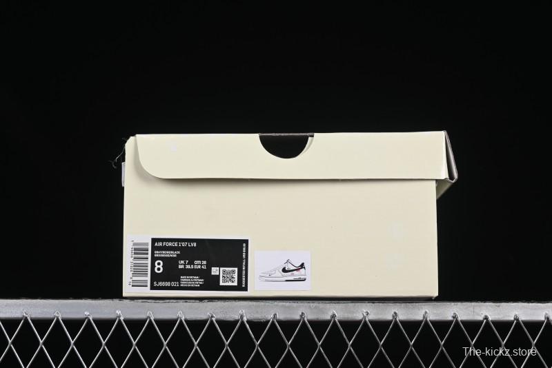 Nike Air Force 1 '07 Low Champion Collaboration Triple Swoosh Low-Top Casual Sneakers - SJ6698-021