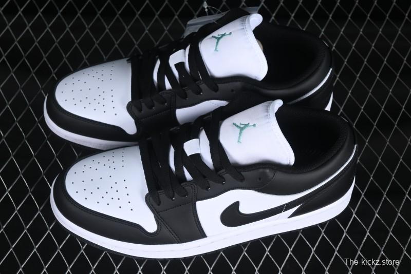 Nike Air Jordan 1 Low AJ1 Black White Panda Low Top Lifestyle Basketball Shoes - 553558-131