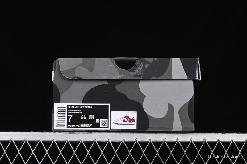 Nike SB Dunk Low BAPE Collaboration Anniversary High-End Custom Sneakers - BB8969-008