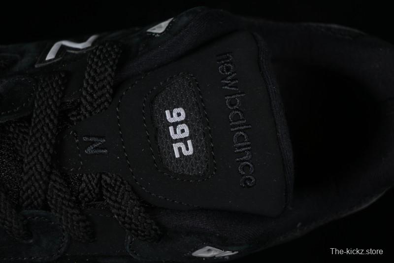 New Balance Made In USA 992 Classic Retro Running Shoes with Superior Cushioning - M992BL