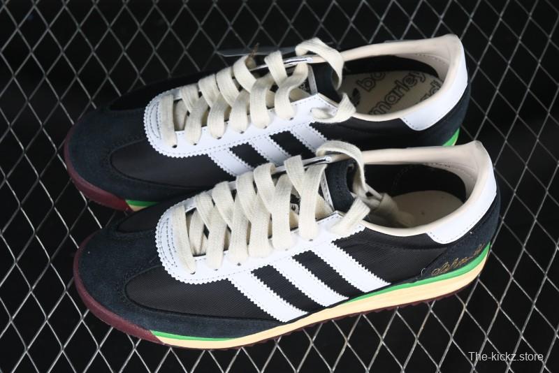 Adidas Samba x Bob Marley Limited Edition Sneakers - Retro Black with Rasta-Inspired Details