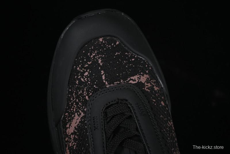 Stone Island Grime Panelled Low-Top Lifestyle Sneakers in Dark Brown - 79FWS0303